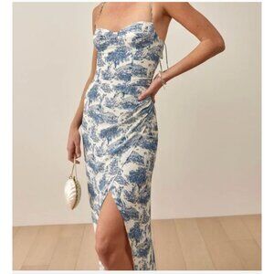 REFORMATION Kourtney Dress  Sold Out Pastoral Print Size 4